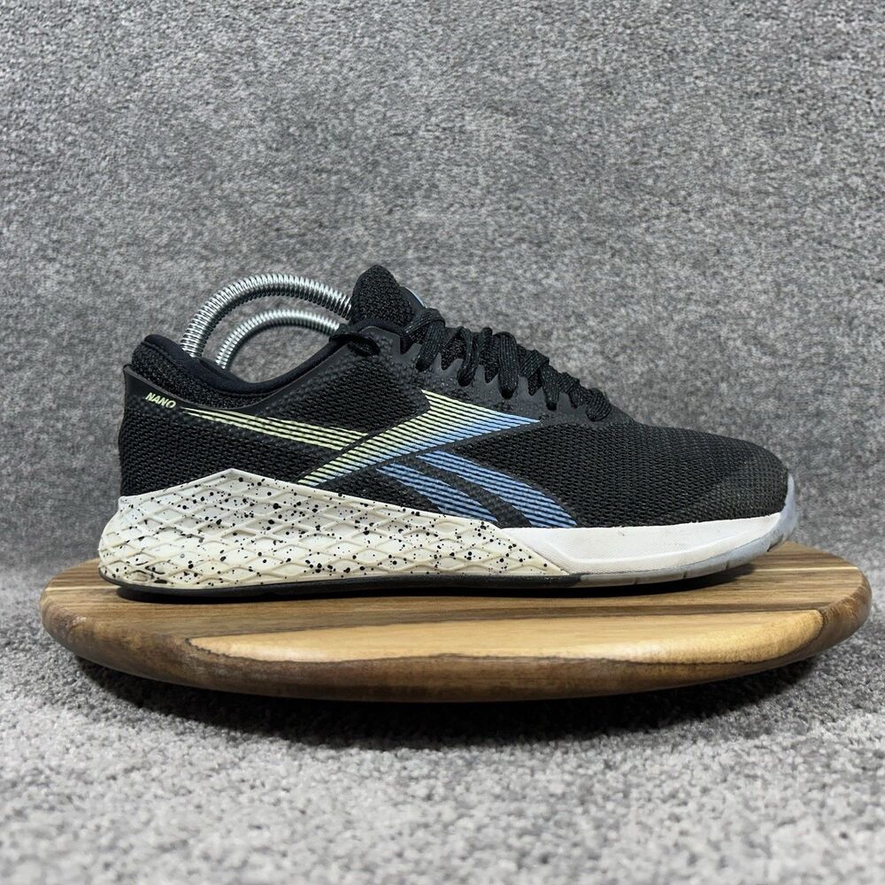 Reebok Nano 9 FV5913 Women’s Sz 9 Black Training Athletic Gym Running Shoes Used